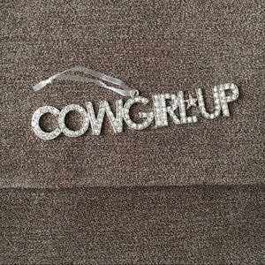 Cowgirl Up Ornament - Crystal Bling - Christmas